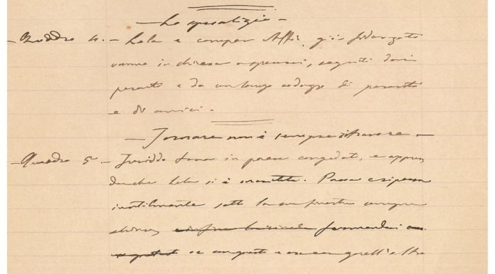 Manoscritti di Verga: asta bloccata. Interviene la magistratura