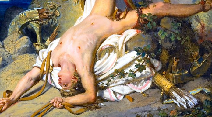 «Descrizione della Grecia» di Pausanias. Volume I Joseph-Désiré Court, La mort d'Hippolyte, 1828.