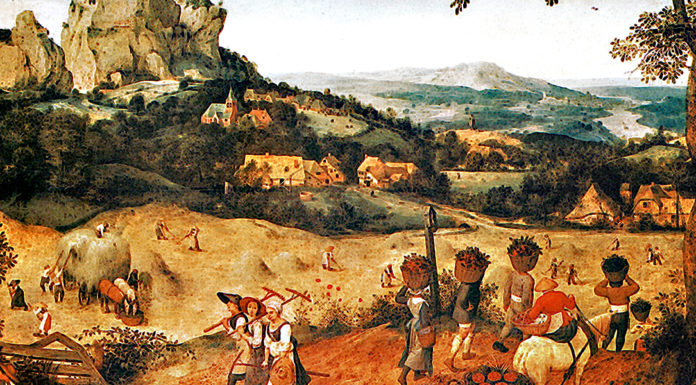 “L’origine e l’evoluzione della proprietà” di Paul Lafargue La Fienagione di Pieter Bruegel il Vecchio (1565)