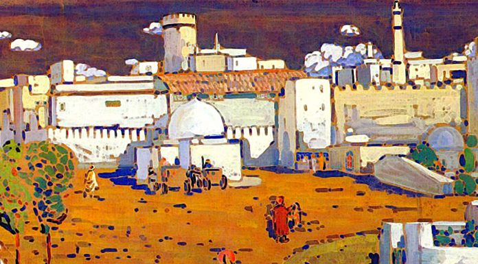 «Storia e cultura degli arabi» di Michelangelo Guidi Arab town (1905). Wassily Kandinsky (1866-1944)