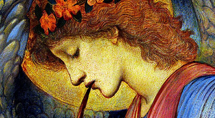 «La visita meravigliosa» di Herbert George Wells An Angel. Edward Burne-Jones