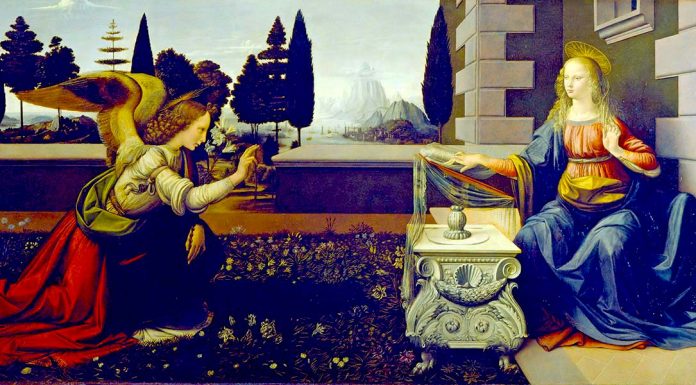 Nuovo ePub. «Trattato della pittura» di Leonardo da Vinci Annunciazione di Leonardo Da Vinci