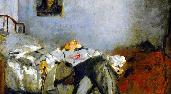 Nuovo audiolibro. “Il candeliere a sette fiamme” di Augusto De Angelis Édouard Manet - Le Suicidé (ca. 1877)