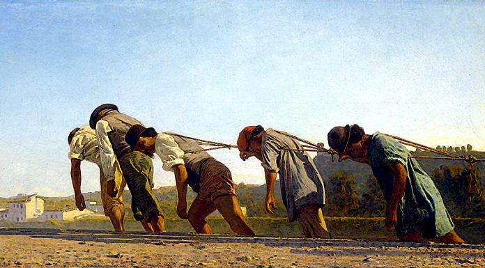 «Ritratti d’artisti italiani» di Ugo Ojetti Telemaco Signorini (1835-1901). L'alzaia, Cascine di Firenze