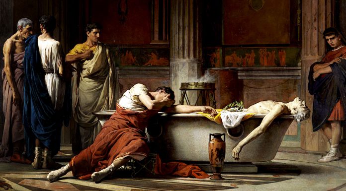 Nuovo ePub. «Lettere» di Seneca Manuel Domínguez Sánchez. El suicidio de Séneca (1871)