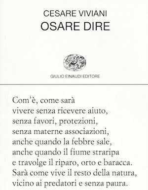 «Osare dire», l’ultima fatica di Cesare Viviani