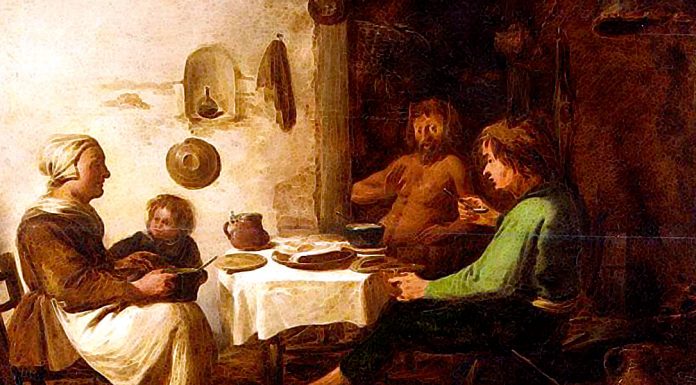 «I nostri buoni villici» di Speri Della Chiesa Iemoli Benjamin Gerritsz. Cuyp - The Satyr and the Peasant Family