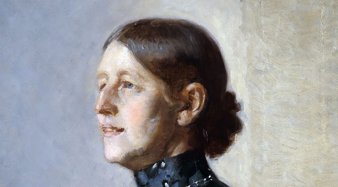 «I capelli bianchi» di Giuseppe Adami Portrait of the Artist's Wife. Michael Peter Ancher (1849-1927)
