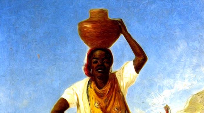 «Le isole del Raggio Verde» di Mario Appelius Woman Carrying A Pitcher On Her Head. Camille Pissarro. Date, 1854-1855