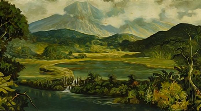 «Asia gialla» di Mario Appelius Indonesian Landscape. Abdullah Suriosubroto