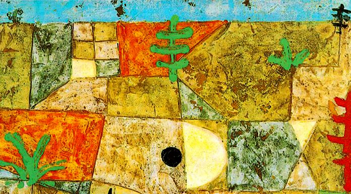 «Mal giocondo» di Luigi Pirandello Southern Gardens (1921). Paul Klee