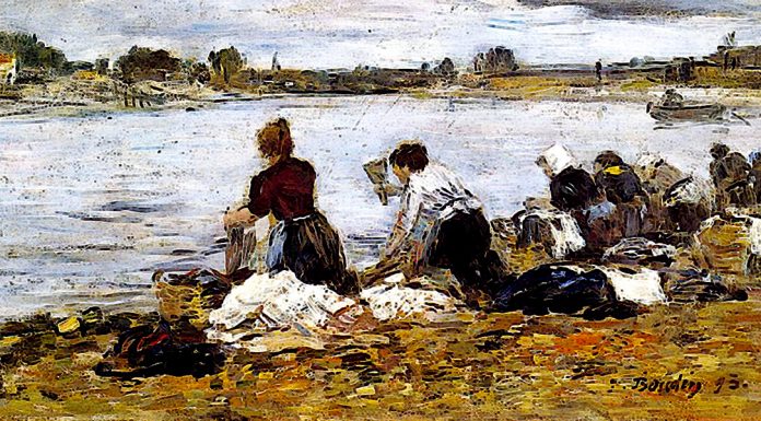 «Trattato delle malattie degli artefici» di Bernardino Ramazzini Laundresses on the Banks of the Touques. Eugene Boudin