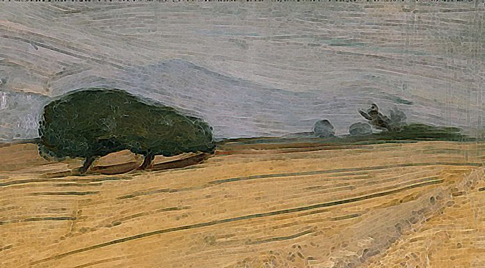 «Relazione su lo stato attuale dell’agricoltura e del commercio della Morea» di Saverio Scrofani Field with Haystacks. Nikolaos Lytras