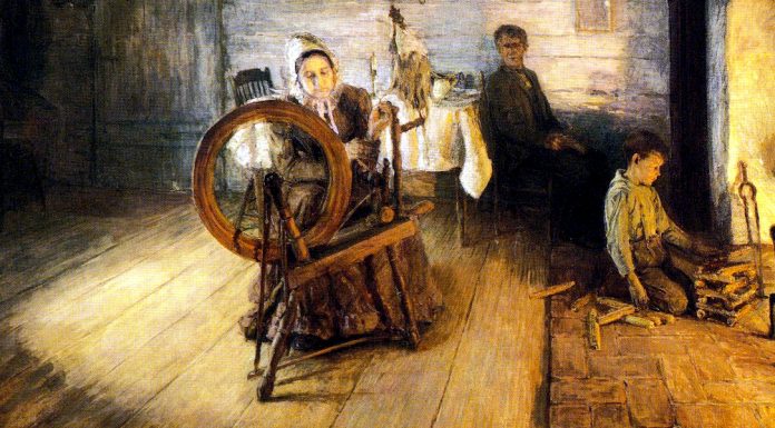 «Portafoglio d’un operaio» di Cesare Cantù Spinning by Firelight - The Boyhood of George Washington Gray