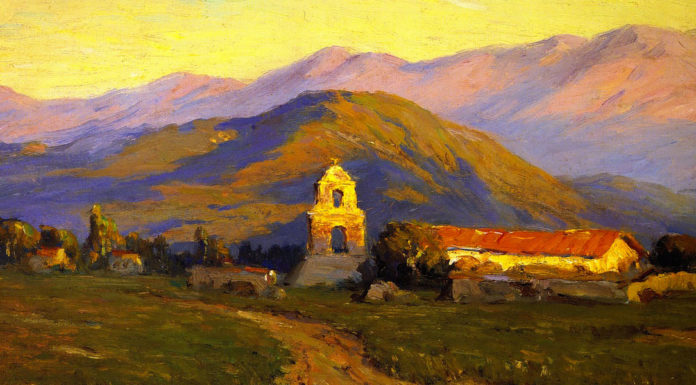 “La morte viene per l’arcivescovo” di Willa Cather Sunrise, Mission at Pala near San Luis Rey Benjamin Brown