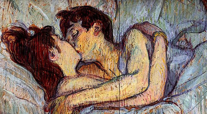 “Operi” di Domenico Tempio. Tomo II In Bed, The Kiss. Henri de Toulouse-Lautrec, 1892