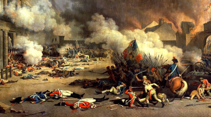 “La Rivoluzione Francese (II)” di Thomas Carlyle Jacques Bertaux (1747-1818). Prise des Tuileries