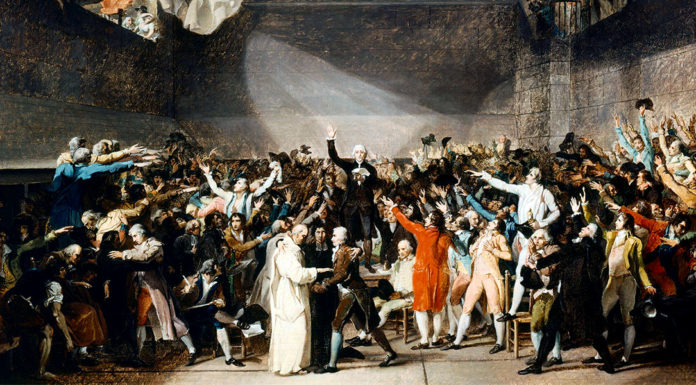 “La Rivoluzione Francese” di Thomas Carlyle The Tennis Court Oath, 20th June 1789. Jacques-Louis David