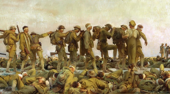“Eroe davvero” di Domenico Zavattero Gassed. John Singer Sargent
