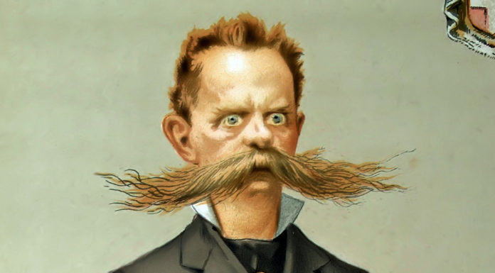 “U il secondo re d’Italia” di Paolo Valera Caricatura Umberto I