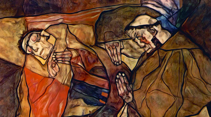 “La guerra – L’amore – Lettere” di Luigi Bertoni Agony. Egon Schiele