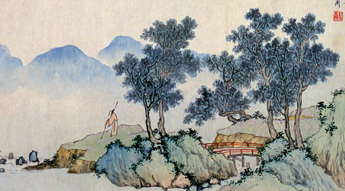“Acque d’autunno” di Zhuang zi Falling Flowers. Shen Zhou