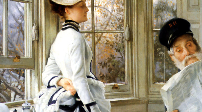 Nuovo audiolibro. “Il duca nel sobborgo” di Edgar Wallace Reading The News. James Tissot. Date: 1874