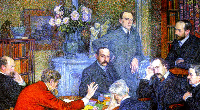 “Storia della letteratura tedesca dal 1870 al 1933” di Enrico Rocca The Reading (1903). Theo van Rysselberghe