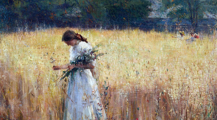 “Oltre” di Ada Negri Moça no Trigal. Eliseu Visconti