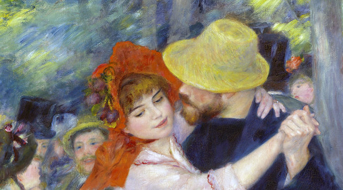 Agua, azucarillos y aguardiente. Chueca La Danse à Bougival di Pierre-Auguste Renoir