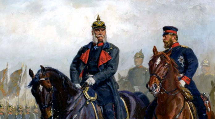 “Il germanesimo senza maschera” di Flavia Steno Kaiser Wilhelm I Und Kronprinz Friedrich Zu Pferde di Emil Hünten