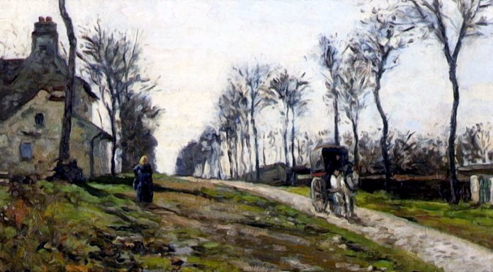 “Il mercante di sole” di Angelo Gatti Road to Louveciennes. Camille Pissarro