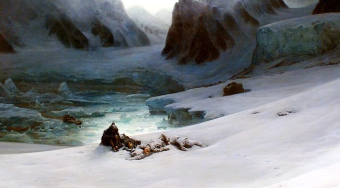 “Una sfida al Polo” di Emilio Salgari “Magdalenefjorden” di François-Auguste Biard