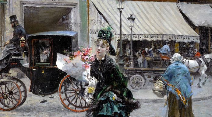 Nuovo audiolibro. “Nuove storielle a Ninetta” di Émile Zola Giovanni Boldini, Attraversando la strada (1875); olio su tela