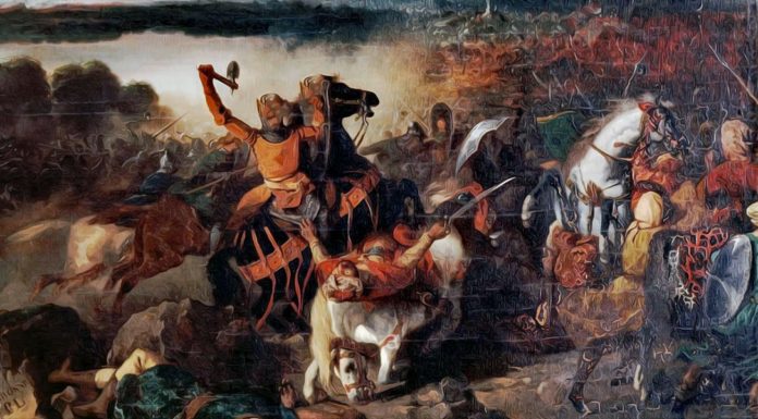 “Storia dei musulmani di Sicilia. Volume 3, parte 1” di Michele Amari Ruggero I di Sicilia alla battaglia di Cerami (1063). Prosper Lafaye (1806–1883)