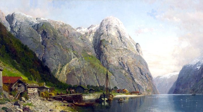 Johan Svendsen. Romanza, Op. 26 Bakka i Nerøyfjorden. Anders Askevold (1834–1900)