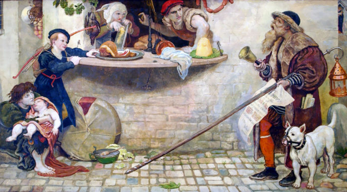 “Dell’origine, della natura, e del merito del sistema metrico-decimale francese” di Giuseppe Grippa The Proclamation Regarding Weights and Measures, 1556, illustration from Hutchinson’s Story of the British Nation. Ford Madox Brown