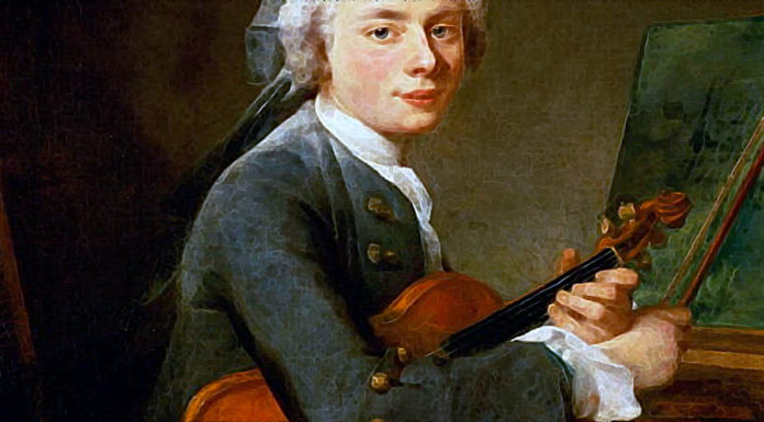 Nardini. Concerto per violino Young Man with a Violin (Portrait of Charles Theodose Godefroy). Jean-Baptiste-Simeon Chardin