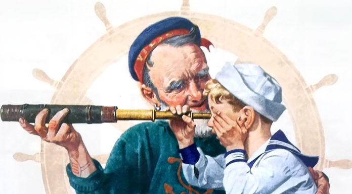 “Linguaggio e proverbi marinareschi” di Emanuele Celesia Sailors (1922). Norman Rockwell