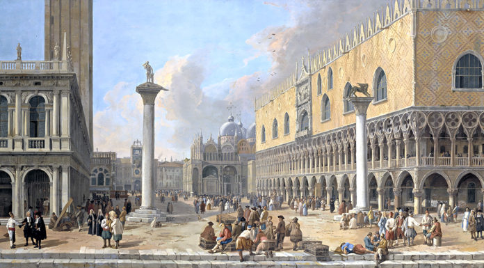 Viotti. “Concerto n° 22” Luca Carlevarijs – The Piazzetta at Venice