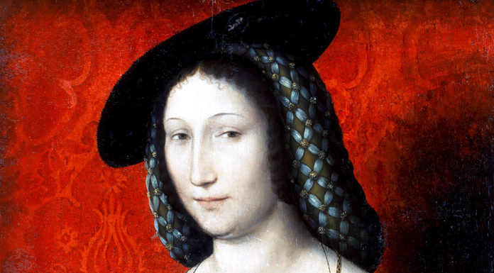 “Dante e Margherita di Navarra” di Arturo Farinelli Jean Clouet (Attributed). Portrait of Marguerite of Navarre