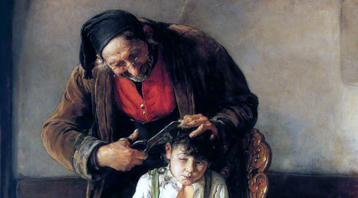 Barbieri. “El barberillo de Lavapiés” Nikolaos Gyzis. The Barber