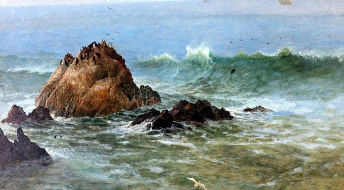 “Il mare” di Filippo Eredia Seal Rocks, Pacific Ocean, California. Albert Bierstadt