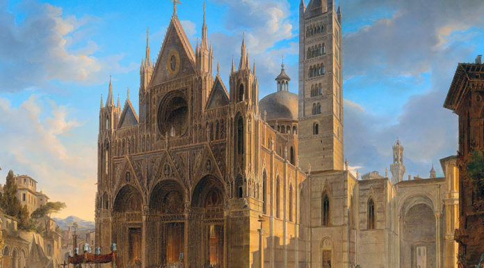 “La Prigione” e “Acqua sul fuoco” di Ercole Luigi Morselli Woldemar Hermann. Prozession vor dem Dom von Siena. 1832