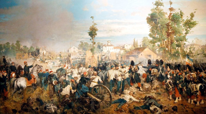 La vita italiana nel Risorgimento (1815-1861). 4 volumi La battaglia di Magenta. Gerolamo Induno