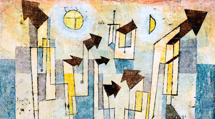 “Problemi dell’orientamento professionale degli anormali psichici” di Enzo Bonaventura Wall Painting from the Temple of Longing. Paul Klee