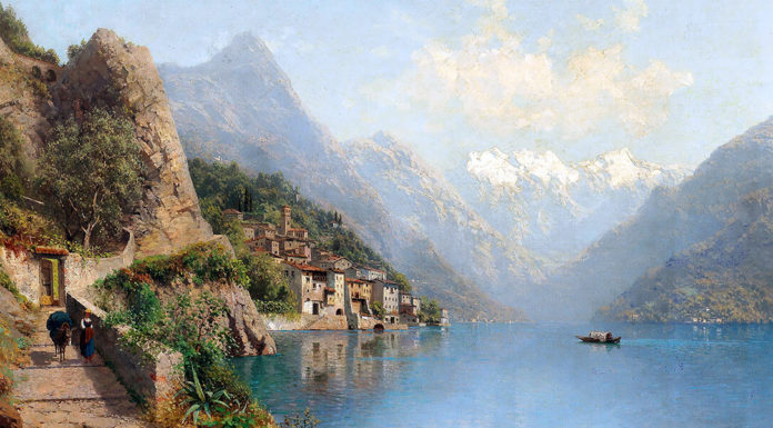 Nuovo ePub. “Piccolo mondo antico” di Antonio Fogazzaro “Gandria on Lake Lugano” di Robert Schultze.