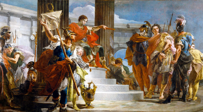 “Il sogno di Scipione” di Pietro Metastasio Scipione l’Africano libera Massiva. Giambattista Tiepolo