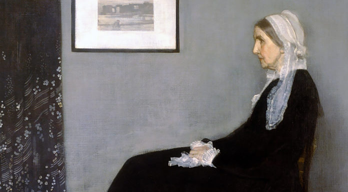 “Liriche” di Giuseppe Montanelli Arrangiamento in grigio e nero, ritratto n. 1 di James Abbott McNeill Whistler