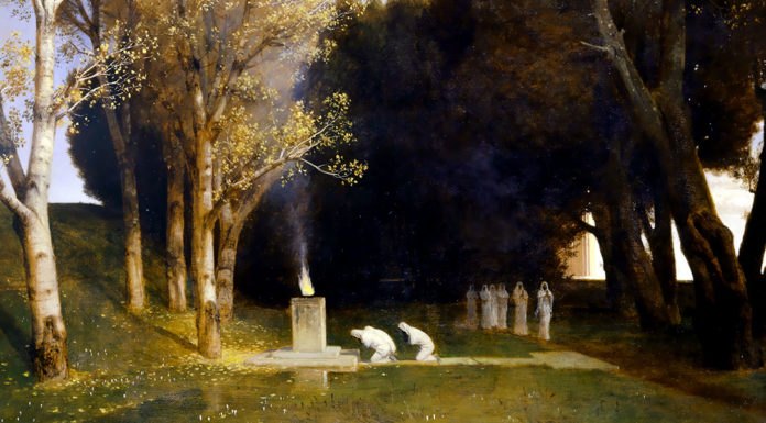 Brahms. “Vier ernste Gesänge” Arnold Böcklin, Il bosco sacro, 1882